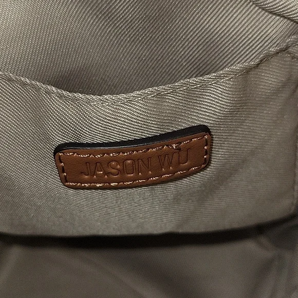 Jason Wu Canvas Leather Bucket Shoulder Bag - Picture 12 of 12